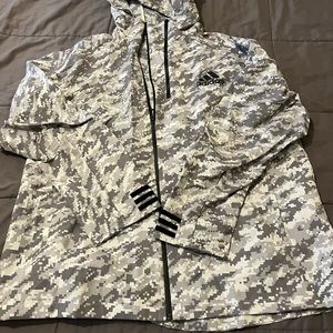 Mens adidas xxl digital print adidas windbreaker